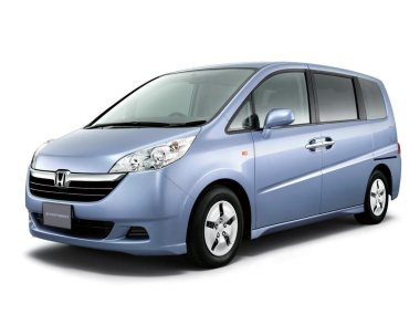 Коврики из экокожи 3D  Honda Stepwgn III (правый руль) 2005-2009*
