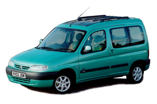 Коврики из экокожи 3D  Citroen Berlingo 1996-2008 (5 мест)