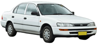Коврики из экокожи 3D Toyota Corolla (E100) 1997-2001 (правый руль)